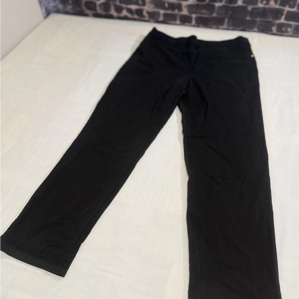 Briggs Women’s Black Dress Pants Size 10 Straight Leg Career Office Slacks 28x26